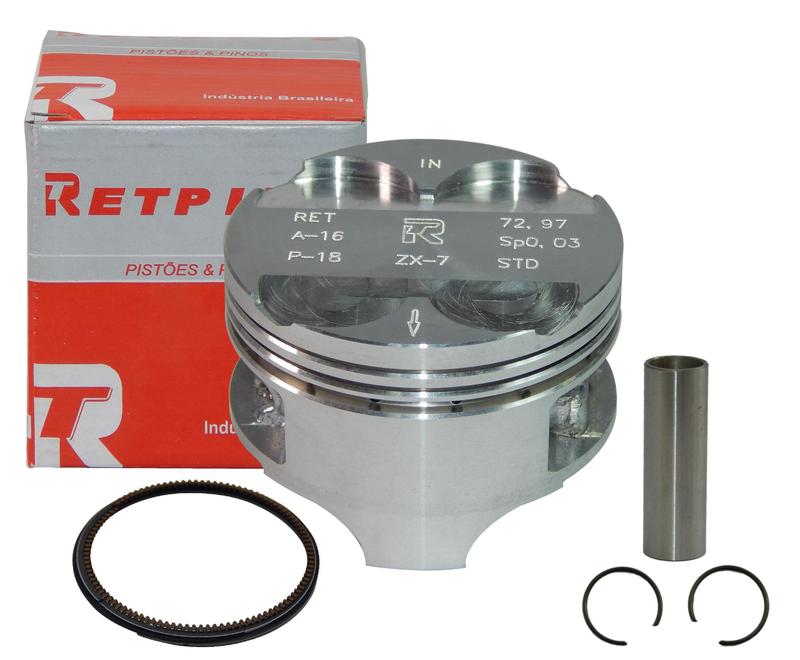 ぴの Kit Pistão Anéis Kawasaki 750 Zx 7 Ano: 1996/ 2003 0,50